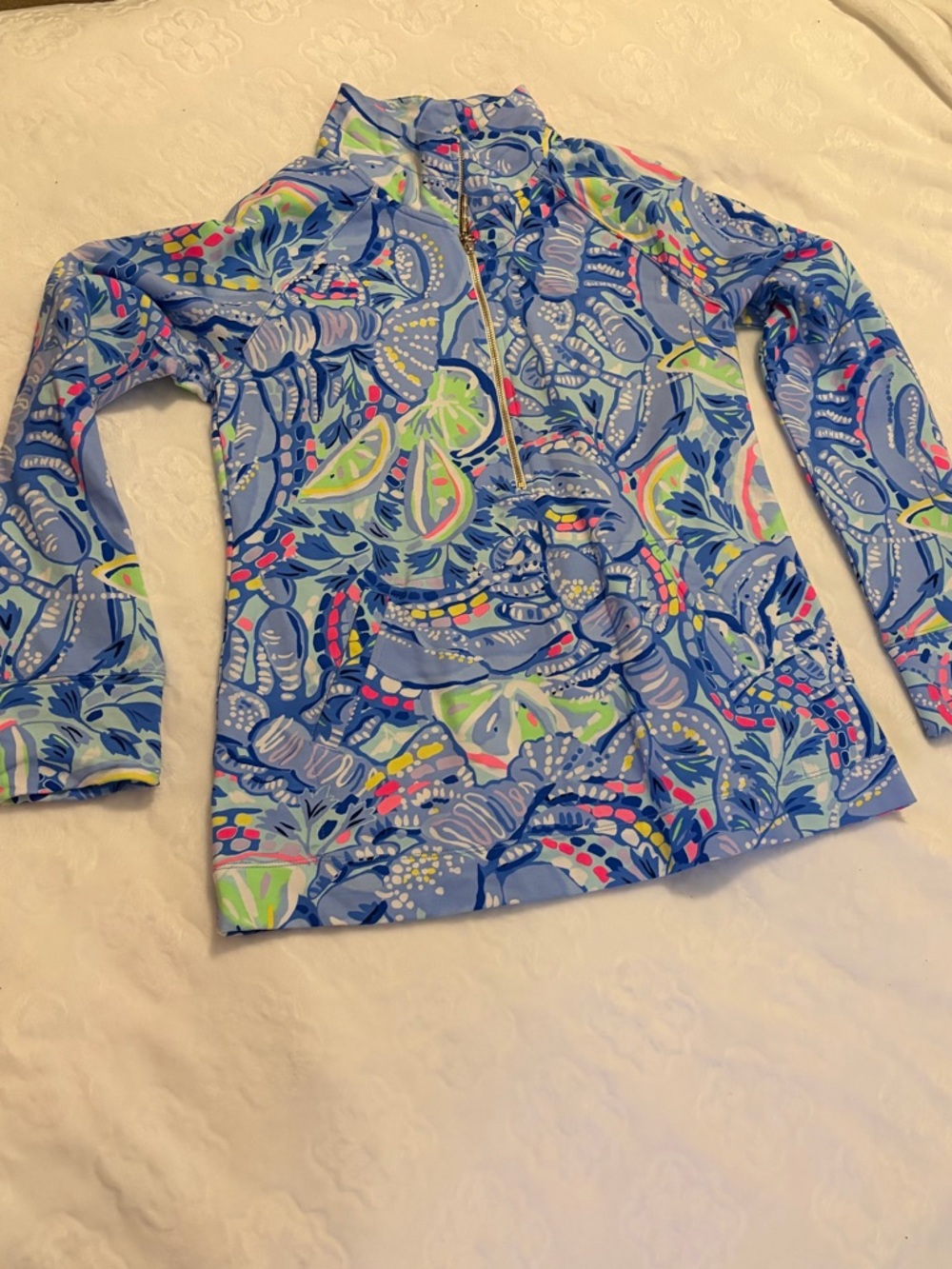 Lilly Pulitzer half zip pullover M - Picture 9 of 9